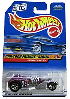 【中古】【輸入品・未使用】Mattel Hot Wheels 1999 1:64 Scale Car-Toon Series Purple Saltflat Racer Die Cast Car 1/4