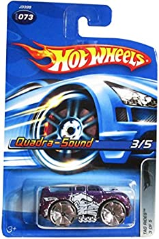 【中古】【インポート品・未当て嵌める】Mattel Hot Wheels 2006 1:64 Scale Purple Quadra-Sound Tag Rides 3/5 Die Cast Car #073 おもちゃ-車
