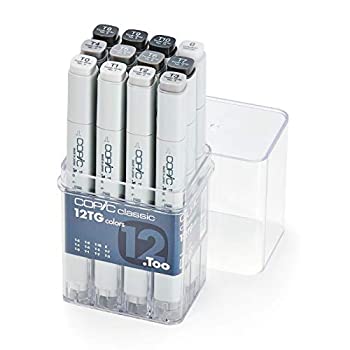 【中古】【39shop】【輸入品・未使用】Too★コピック 12色セット TGセット(新古品)|アトリエ絵利奈