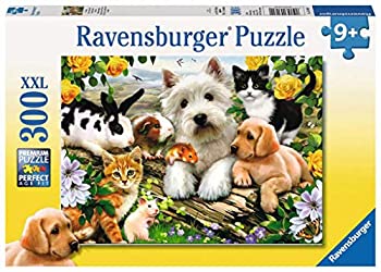 【中古】【輸入品・未使用】300ピース ジグソーパズル みんな幸せ Frohliche Tierfreundsch. (49 x 36 cm)