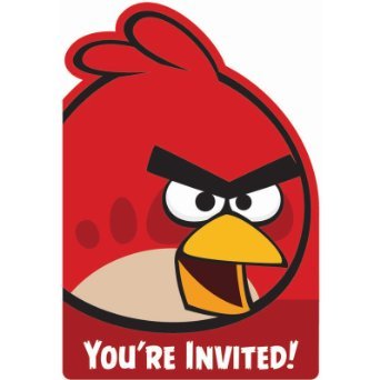 【中古】【輸入品・未使用】Angry Birds Invitations 怒っている鳥の招待♪ハロウィン♪クリスマス♪