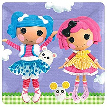 【中古】【インポート品・未当て嵌める】Lalaloopsy Square Dinner Plates (8) Lalaloopsy四角い晩さん会一皿（8）♪ハロウィン♪クリスマス♪ 食器・カトラリー・グラス-キッチン用品・食器・調理器具