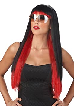 【中古】【輸入品・未使用】Black & Red Diva Glam Wig ブラック＆レッドの歌姫グラムウィッグ♪ハロウィン♪クリスマス♪