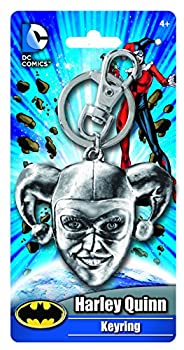 【中古】【39shop】【輸入品・未使用】Metal★Key Chain - DC Comic - Harley Quinn Head Pewter Keyring 45088(新古品)|アトリエ絵利奈