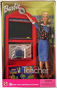 【中古】【輸入品・未使用】Barbie Teacher Doll w/ School Room Backdrop by Barbie