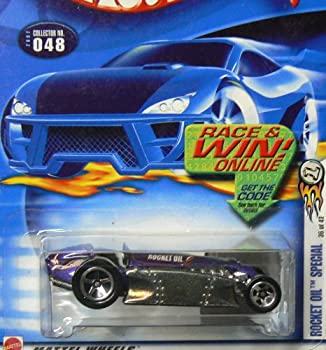 【中古】【インポート品・未当て嵌める】Hot Wheels 2002-048 Purple/Silver Rocket Oil Special 36/42 1:64 Scale Die Cast Car ミニカー・トイカー-車