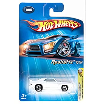 【中古】【輸入品・未使用】Mattel Hot Wheels 2005 1:64 Scale White 1969 Pontiac Firebird Die Cast Car #005