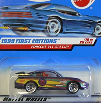 【中古】【輸入品・未使用】Hot Wheels 1999 First Editions 1:64 Scale Purple Porsche 911 GT3 Cup Die Cast Car #010