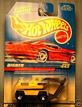 【中古】【輸入品・未使用】Mattel Hot Wheels 1998 1:64 Scale Yellow Digger Die Cast Car Collector #643