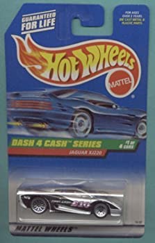 【中古】【インポート品・未当て嵌める】Mattel Hot Wheels 1998 1:64 Scale Dash 4 Cash Series Black \u0026 Silver Jaguar XJ220 Die Cast Car 1/4 おもちゃ-ミニカー・トイカー