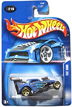 【中古】【輸入品・未使用】Hot Wheels 2003 Fiat 500C Mainline #219 BLUE Race Car 1:64 Scale