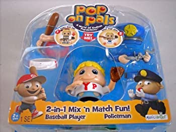 【中古】【インポート品・未当て嵌める】Pop On Pals Policeman and Baseball Player