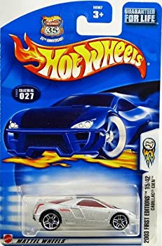 【中古】【インポート品・未当て嵌める】Mattel Hot Wheels 2003 First Editions 1:64 Scale Silver Cadillac Cien Die Cast Car #027 おもちゃ-乗り物のおもちゃ-ミニカー・トイカー