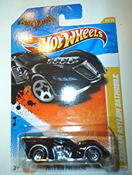 【中古】【インポート品・未当て嵌める】Hot Wheels 24/50 Batman Arkham Asylum Batmobile 1:64 Scale 車-乗り物のおもちゃ-ミニカー・トイカー