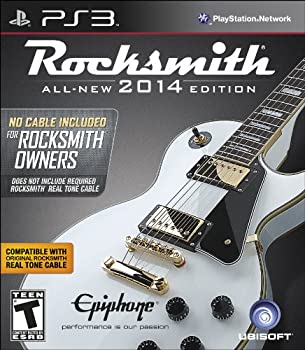 【中古】【39shop】【輸入品・未使用】Rocksmith★2014 Edition - "No Cable Included" Version for Rocksmith Owners (輸入版:北米) - PS3（新古品）｜アトリエ絵利奈