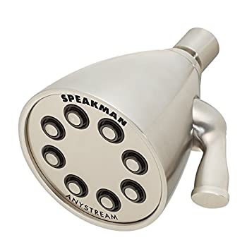 【中古】【インポート品・未当て嵌める】Speakman 高剪断応力調節する能力のあるなシャワー頭顱 Anystream 4.82 x 4.50 x 4.50 inches S-2251-BN 1