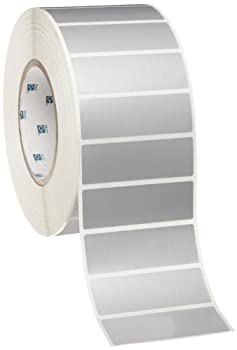 【中古】【輸入品・未使用】Brady THT-18-435-3 3 Width x 1 Height B-435 Metallized Polyester Gloss Finish Silver Thermal Transfer Printable Label (3000 per Roll) b