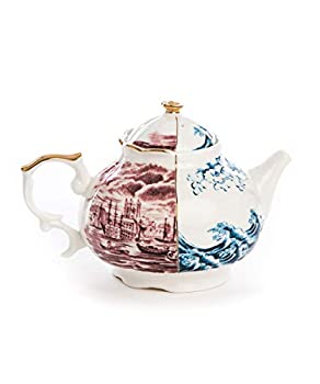 【中古】【輸入品・未使用】SELETTI (セレッティ) Hybrid SMERALDINA ティーポット マルチカラー W15×D15×H13cm