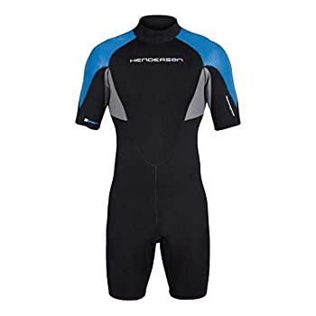 【中古】【輸入品・未使用】Thermoprene Pro ウェットスーツ 3mm バックジップ ショート ブラック L