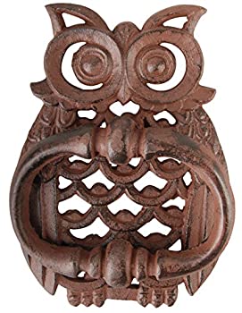 【中古】【インポート品・未当てはめる】Esschert Design Owl Door Knocker by Esschert Design