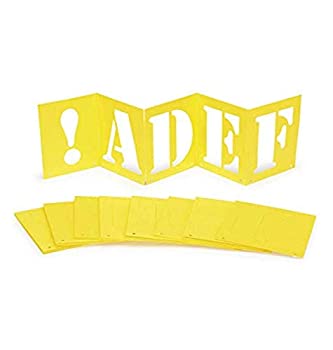 【中古】【輸入品・未使用】Darice Poster Stencils - Alphabet Plus - 6 inches - 48 pcs by Darice