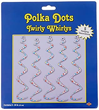 【中古】【輸入品・未使用】Printed Polka Dots Twirly Whirlys (5?/ Pkg)