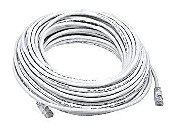 【中古】【輸入品・未使用】Monoprice Cat6 24AWG UTP イーサネット ネットワーク パッチケーブル、75ft 白