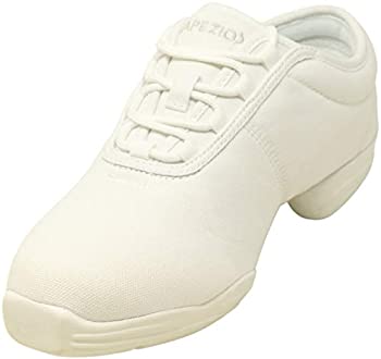 【中古】【輸入品・未使用】Capezioキャンバスダンススニーカー US サイズ: 12.5 M US カラー: ホワイト