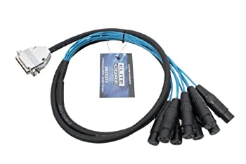 【中古】【輸入品・未使用】Elite Core DB25XF5 25-Pin D-Sub to 8 XLR Female Breakout Snake 5-Feet by Elite Core