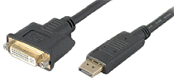 【中古】【インポート品・未当て嵌める】AddOn 10フィート DisplayPort to DVI-D Adapter Cable - DisplayPort adapter - DVI-I (F) to DisplayPort (M) - 7.9 インチ - black (pack of 5 )