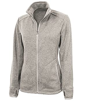 【中古】【39shop】【輸入品・未使用】Charles★River Apparelレディース杢フリースジャケット US サイズ: XL カラー: ベージュ(新古品)|アトリエ絵利奈