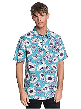 【中古】【39shop】【輸入品・未使用】Quiksilver★メンズ ワープシャツ 半袖 織物 US サイズ: Large(新古品)|アトリエ絵利奈