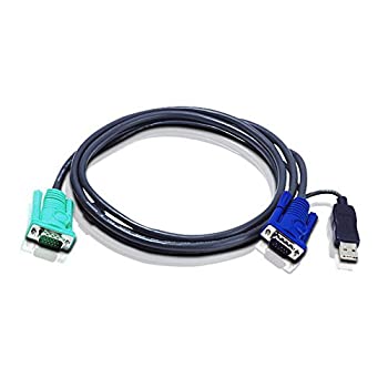 【中古】【輸入品・未使用】ATENジャパン USB対応KVMケーブル 5.0M 2L-5205U