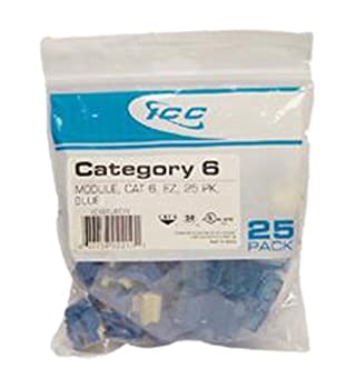 【中古】【39shop】【輸入品・未使用】IC107L6CBL★- 25PK Cat6 Jack - Blue（新古品）｜アトリエ絵利奈