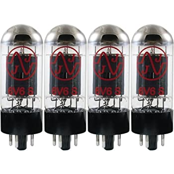 【中古】【インポート品・未当て嵌める】JJ Electronics T-6V6-S-JJ-MQ Vacuum Tube Spiral Filament Matched Quad by JJ Electronic