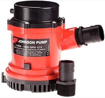 【中古】【インポート品・未当て嵌める】固定ディスク Bilge Pump1600 GPH 24V No Switch