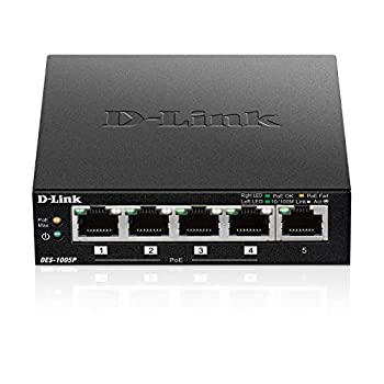 【中古】【インポート品・未当て嵌める】5-port 10/100mbps With One Poe Port (port 1) desktop Switch
