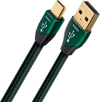 【中古】【39shop】【輸入品・未使用】AudioQuest★Forest 5フィート マイクロUSBケーブル USB A Micro-USB B オスUSBケーブル - ブラック (5フィート USB A Micro-USB B 2.0 オス/オス（新古品）｜アトリエ絵利奈