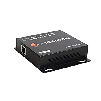 【中古】【インポート品・未当てはめる】J-Tech Digital ProAV HDMIエクステンダー シングルCat5e/6有線テレビ TCP/IP 1080p IRリモート - 最高限度400フート [RXのみ]