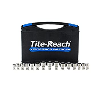 【中古】【39shop】【輸入品・未使用】TITE-REACH★EXTENSION WRENCH 3/8" ドライブロープロファイルソケットセット、クロムタイト、リーチ（新古品）｜アトリエ絵利奈