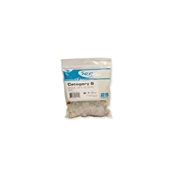 【中古】【輸入品・未使用】IC107L6CWH - 25PK Cat6 Jack - White