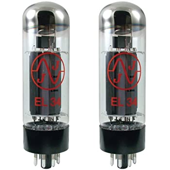 【中古】【輸入品・未使用】JJ Electronics T-EL34-JJ-MP Vacuum Tube EL34/6CA7 Pentode Matched Pair by JJ Electronic