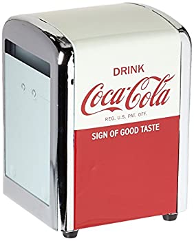 【中古】【輸入品・未使用】Tablecraft CC381 Coca-Cola Napkin Dispenser Half Red by Tablecraft
