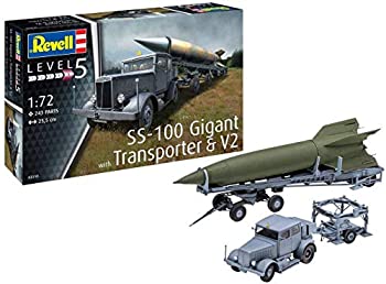 【中古】【39shop】【輸入品・未使用】ドイツレベル★1/72 ドイツ陸軍 重牽引車 SS-100&トランスポーター&V2ロケット プラモデル 03310(新古品)|アトリエ絵利奈