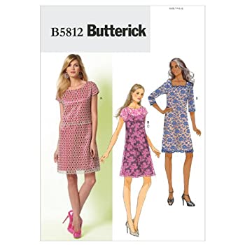 【中古】【輸入品・未使用】Butterick Patterns B5812 Misses' Dress and Slip Size E5 (14-16-18-20-22) by BUTTERICK PATTERNS