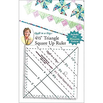 【中古】【輸入品・未使用】Quilt In A Day Triangle Square Up Ruler 4.5 by 4.5 by Quilt In A Day