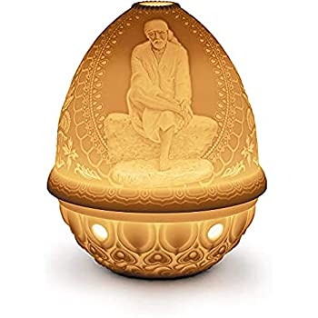 【中古】【39shop】【輸入品・未使用】Lladro★Sai Baba Lithophane Votive（新古品）｜アトリエ絵利奈