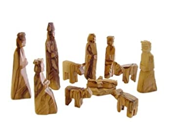 【中古】【39shop】【輸入品・未使用】Olive★Wood Children's Nativity Set(新古品)|アトリエ絵利奈