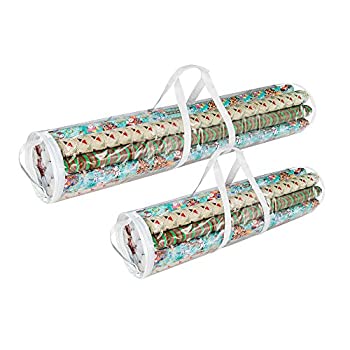 【中古】【39shop】【輸入品・未使用】Elf★Stor クリスマスラッピングペーパーラップ ストレージバッグセット 40インチ & 31インチ ラッピングペーパー（新古品）｜アトリエ絵利奈