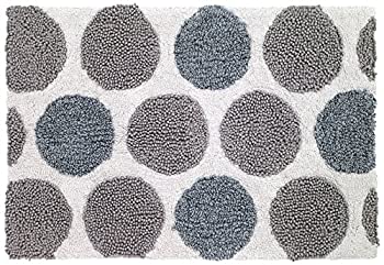 【中古】【輸入品・未使用】Avanti点線円シャワーRug Bath Rugs ホワイト 13870J WHT